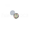Acrylic Micro Pave Cubic Zirconia Labrets Piercing Jewely for Women Men WG00568-11-1