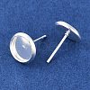 304 Stainless Steel Stud Earring Settings STAS-H436-20B-G01-2