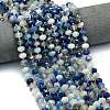 Natural Banded Agate Beads Strands G-P573-A10-01-1