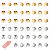 Unicraftale 60Pcs 2 Colors Ion Plating(IP) 201 Stainless Steel Beads STAS-UN0055-57-1