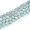 Natural Myanmar Jade/Burmese Jade Beads Strands G-T108-27A-01-2