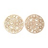 Rack Plating Brass Connector Charms KK-Q792-09LG-1