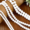PONABEADIY 5 Strands Natural Lava Rock Round Beads Strands G-LT0001-02B-01-4
