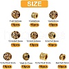  100Pcs 10 Styles Tibetan Style Alloy European Beads TIBEB-NB0001-17-5