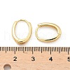 Oval Brass Hoop Earrings EJEW-Z102-33G-5