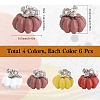 SUNNYCLUE 24Pcs 4 Colors Alloy Enamel Charms FIND-SC0011-48-2
