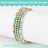Olycraft Natural Imperial Jasper Beads Strands G-OC0004-92A-4
