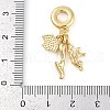 Rack Plating Brass European Dangle Charms KK-P287-32A-G-3