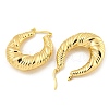 Rack Plating Brass Hoop Earrings EJEW-M247-10G-2