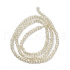 Electroplate Glass Beads Strands EGLA-XCP0001-10-3