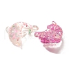 Transparent Marine Organism Resin Cabochons RESI-H035-05D-2