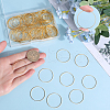 SOFPLATE 120Pcs Brass Linking Rings KK-SP0002-14B-3