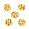 Rack Plating Brass Bead Caps KK-G501-12G-1