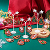 20Pcs 10 Styles Christmas Theme Wood Big Pendants WOOD-TA0001-92-6