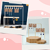 SOFPLATE 100Pcs Paper Ear Stud Display Card Holders CDIS-SP0001-06-5
