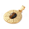 Natural Tiger Eye Pendants STAS-C120-11G-05-2