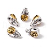 Chakra Rack Plating Tibetan Style Alloy 3-Hole Guru Beads X-PALLOY-H126-01A-1