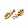 Ion Plating(IP) 304 Stainless Steel Pendants STAS-E185-18G-2