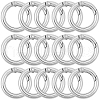 SUNNYCLUE 26Pcs Zinc Alloy Spring Gate Rings FIND-SC0012-70-1
