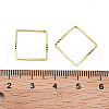Brass Beads Frames KK-M288-01G-E-3