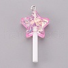 Resin Pendants RESI-K008-B05-1