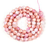 Electroplate Bicone Glass Beads Strands EGLA-T021-6mm-16-04-2