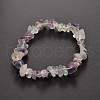Natural Gemstone Beaded Stretch Bracelets BJEW-JB01823-02-1