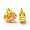 Rack Plating Alloy Enamel Beads PALLOY-A001-49MG-1