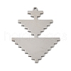 304 Stainless Steel Pendants STAS-S174-33P-1