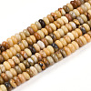 Natural Yellow Opal Beads Strands G-T140-75D-4