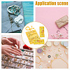 GOMAKERER 2Pcs Retro Rectangle Silk Zipper Roll Pouches ABAG-GO0001-02B-7