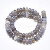 Natural Grey Agate Beads Strands G-T122-02A-2