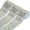 4.5M Single Face Hot Stamping Polyester Frayed Ribbon OCOR-WH20003-08C-1