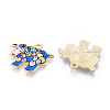 Alloy Enamel Pendants PALLOY-CJC0009-01B-2