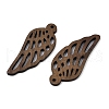 Walnut Wood Pendants WOOD-A025-01A-2