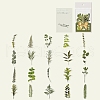 20Pcs Vintage Leaf PET Self-Adhesive Stickers DIY-M077-01C-1