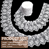 7.5 Yards Flower Pattern Artificial Fibers Lace Embroidery Sewing Trimming DIY-FG0005-08B-2