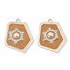 Epoxy Resin Pendants RESI-S380-02D-1