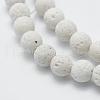 Natural Lava Rock Beads Strands G-F531-6mm-G17-2