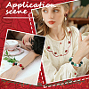 SOFPLATE 210Pcs 7 Colors Painted Natural Wood Beads WOOD-SP0001-06-5