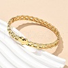 304 Stainless Steel Hinged Bangles for Women AJEW-P127-27G-3