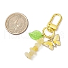 Natural & Synthetic Gemstone Chips Pendant Decorations HJEW-JM03258-5