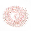 Baking Painted Transparent Glass Beads Strands DGLA-N011-10mm-03-2