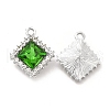 Alloy Glass Pendants ALRI-C007-01P-2