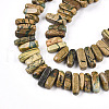 Natural Verdite Stone Beads Strands G-T140-66-3