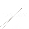 Iron Big Eye Beading Needles TOOL-N006-03-4