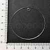 Transparent Acrylic Blank Pendants TACR-Z003-01H-5