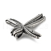 304 Stainless Steel Big Pendants STAS-V008-10AS-2