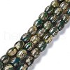 Tibetan Style dZi Beads Strands TDZI-E005-01S-1