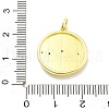 Rack Plating Brass Micro Pave Cubic Zirconia Pendants KK-D359-28G-3
